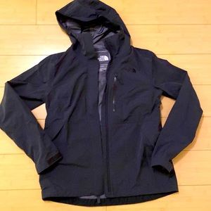 North Face Women’s Medium Dryvent Raincoat Grey Blue